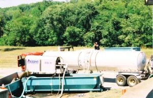 Mobile screening plant